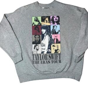 TAYLOR SWIFT ERAS TOUR GREY CREWNECK